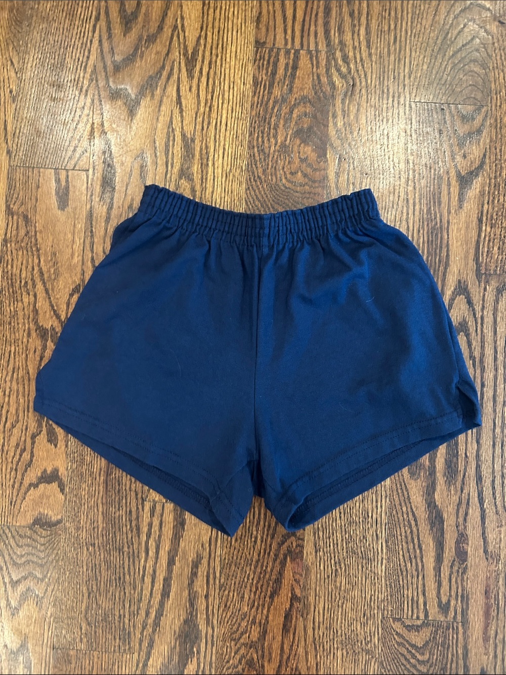 Soffe Dark Blue Elastic-Waist Athletic Shorts